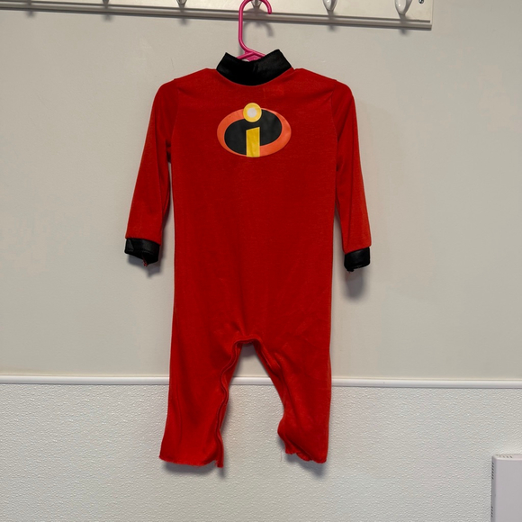 Disney Baby The Incredibles Red & Black Superhero Costume Pixar 12-18 months - Picture 10 of 14